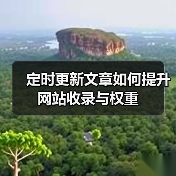 定时更新文章如何提升网站收录与权重（图2）