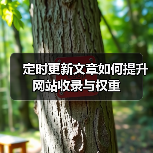 定时更新文章如何提升网站收录与权重（图3）