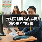 定期更新网站内容提升SEO排名与权重（图4）