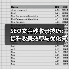 SEO文章秒收录技巧：提升收录效率与优化策略（图4）