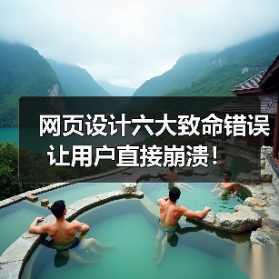 网页设计六大致命错误让用户直接崩溃！（图1）