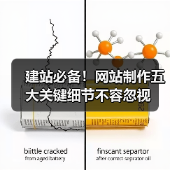 建站必备！网站制作五大关键细节不容忽视（图1）