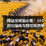 网站改版前必看!SEO避坑指南与降权预防策略(图3) 网站改版前必看!SEO避坑指南与降权预防策略(图3)