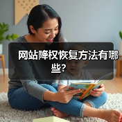 网站降权恢复方法有哪些？（图1）