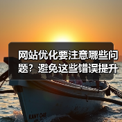 网站优化要注意哪些问题？避免这些错误提升排名（图1）