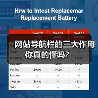 网站导航栏的三大作用你真的懂吗？（图1）