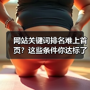 网站关键词排名难上首页？这些条件你达标了吗？（图2）