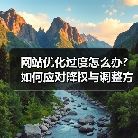 网站优化过度怎么办？如何应对降权与调整方法（图3）