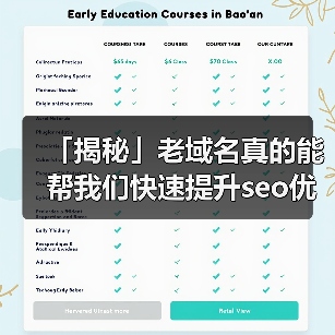 「揭秘」老域名真的能帮我们快速提升seo优化效果吗?(图3) 「揭秘」老域名真的能帮我们快速提升seo优化效果吗?(图3)