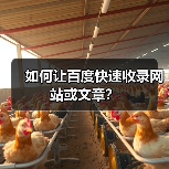 如何让百度快速收录网站或文章?(图3) 如何让百度快速收录网站或文章?(图3)