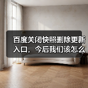 百度关闭快照删除更新入口,今后我们该怎么办?(图3) 百度关闭快照删除更新入口,今后我们该怎么办?(图3)