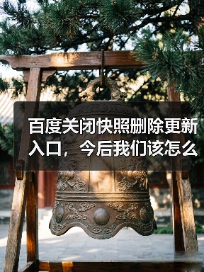 百度关闭快照删除更新入口,今后我们该怎么办?(图4) 百度关闭快照删除更新入口,今后我们该怎么办?(图4)