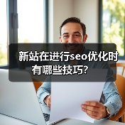 新站在进行seo优化时有哪些技巧?(图3) 新站在进行seo优化时有哪些技巧?(图3)