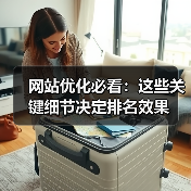 网站优化必看：这些关键细节决定排名效果（图1）