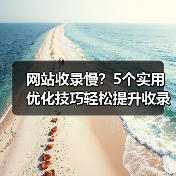 网站收录慢?5个实用优化技巧轻松提升收录量(图1) 网站收录慢?5个实用优化技巧轻松提升收录量(图1)