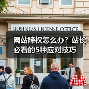 网站降权怎么办？站长必看的5种应对技巧（图1）