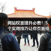 网站权重提升必看!5个实用技巧让你页面排名飙升(图4) 网站权重提升必看!5个实用技巧让你页面排名飙升(图4)