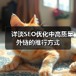 详谈SEO优化中高质量外链的推行方式（图1）
