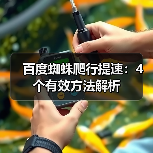 百度蜘蛛爬行提速:4个有效方法解析(图3) 百度蜘蛛爬行提速:4个有效方法解析(图3)