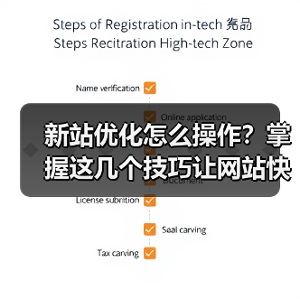 新站优化怎么操作?掌握这几个技巧让网站快速起飞(图1) 新站优化怎么操作?掌握这几个技巧让网站快速起飞(图1)
