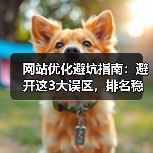 网站优化避坑指南:避开这3大误区,排名稳提升(图3) 网站优化避坑指南:避开这3大误区,排名稳提升(图3)