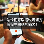 站长们可以通过哪些方法提高网站的排名?(图2) 站长们可以通过哪些方法提高网站的排名?(图2)