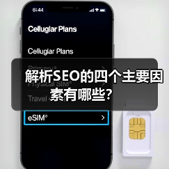 解析SEO的四个主要因素有哪些？（图1）
