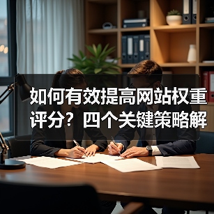 如何有效提高网站权重评分？四个关键策略解析（图1）