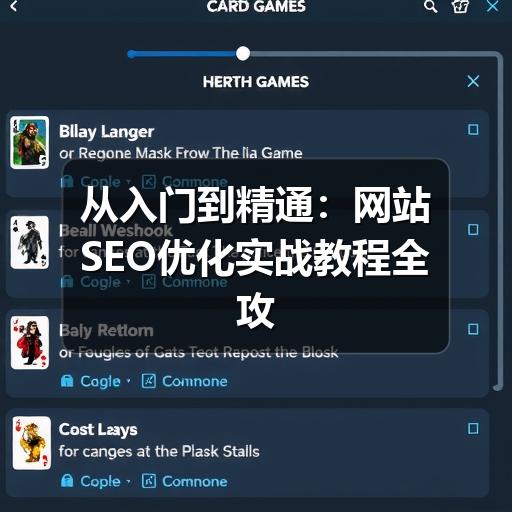 从入门到精通:网站SEO优化实战教程全攻略