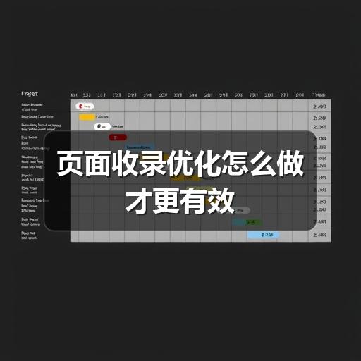 页面收录优化怎么做才更有效