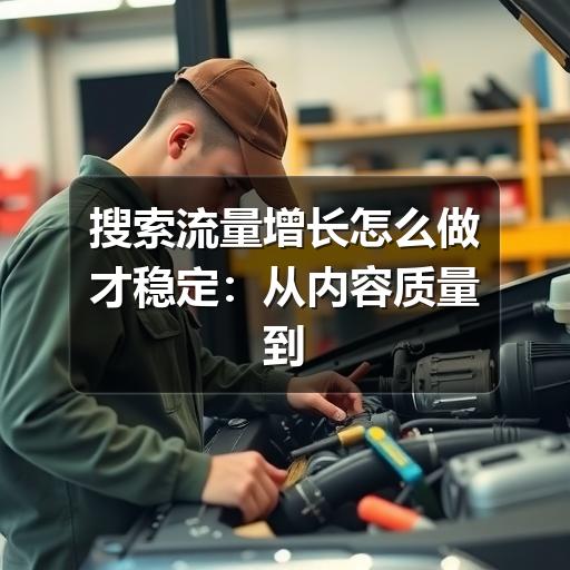 搜索流量增长怎么做才稳定:从内容质量到页面转化的完整思路