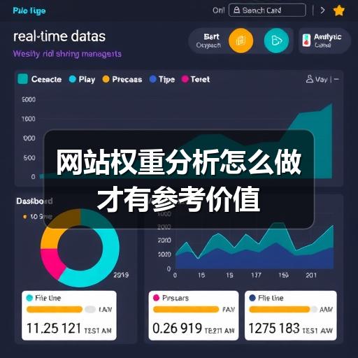 网站权重分析怎么做才有参考价值