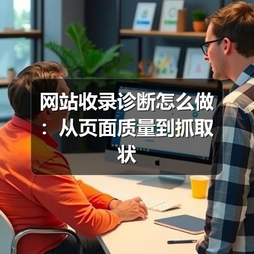 网站收录诊断怎么做:从页面质量到抓取状态的排查思路