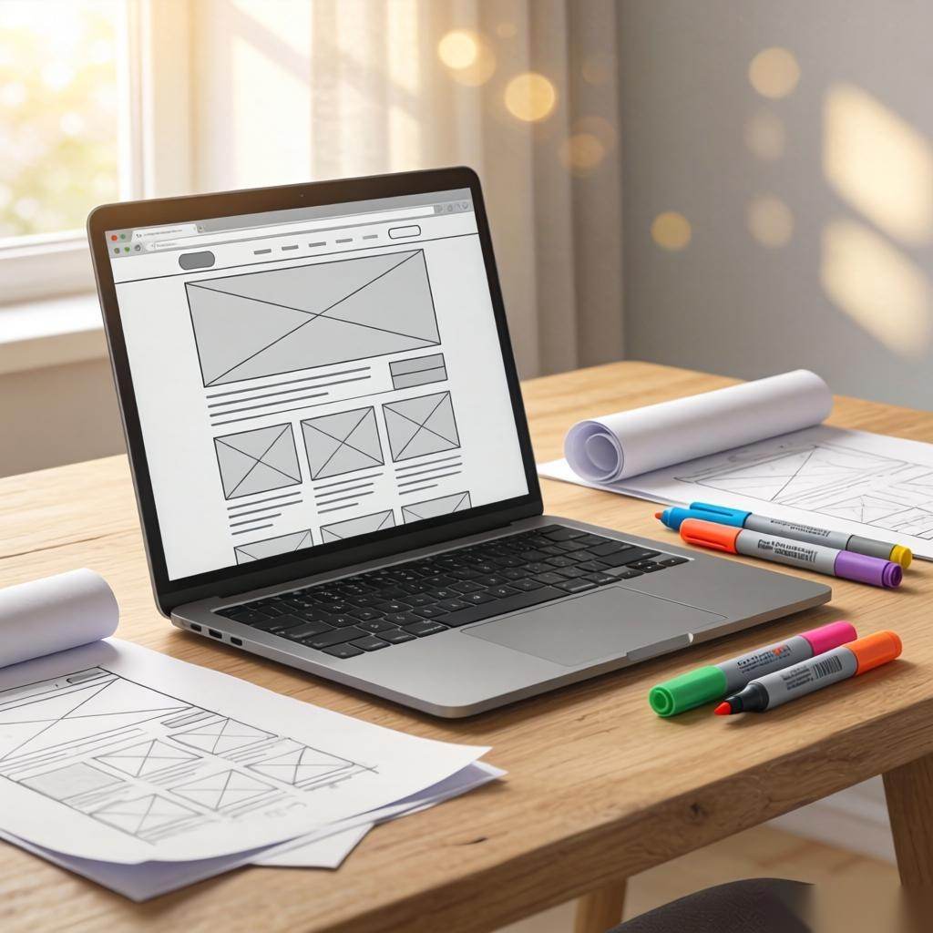 如何打造高效的网站线框图:布局规划与内容位置揭秘