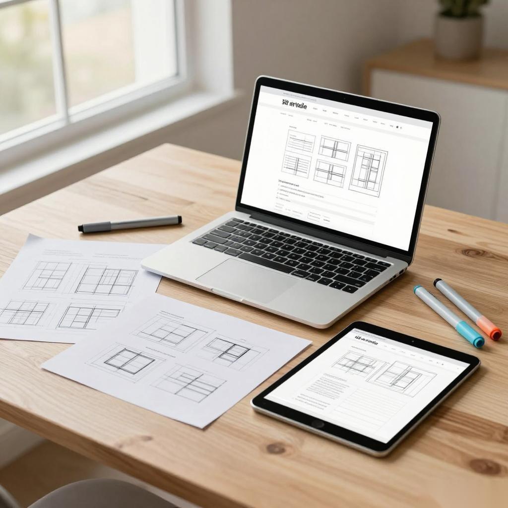 如何打造高效的网站线框图:布局规划与内容位置揭秘